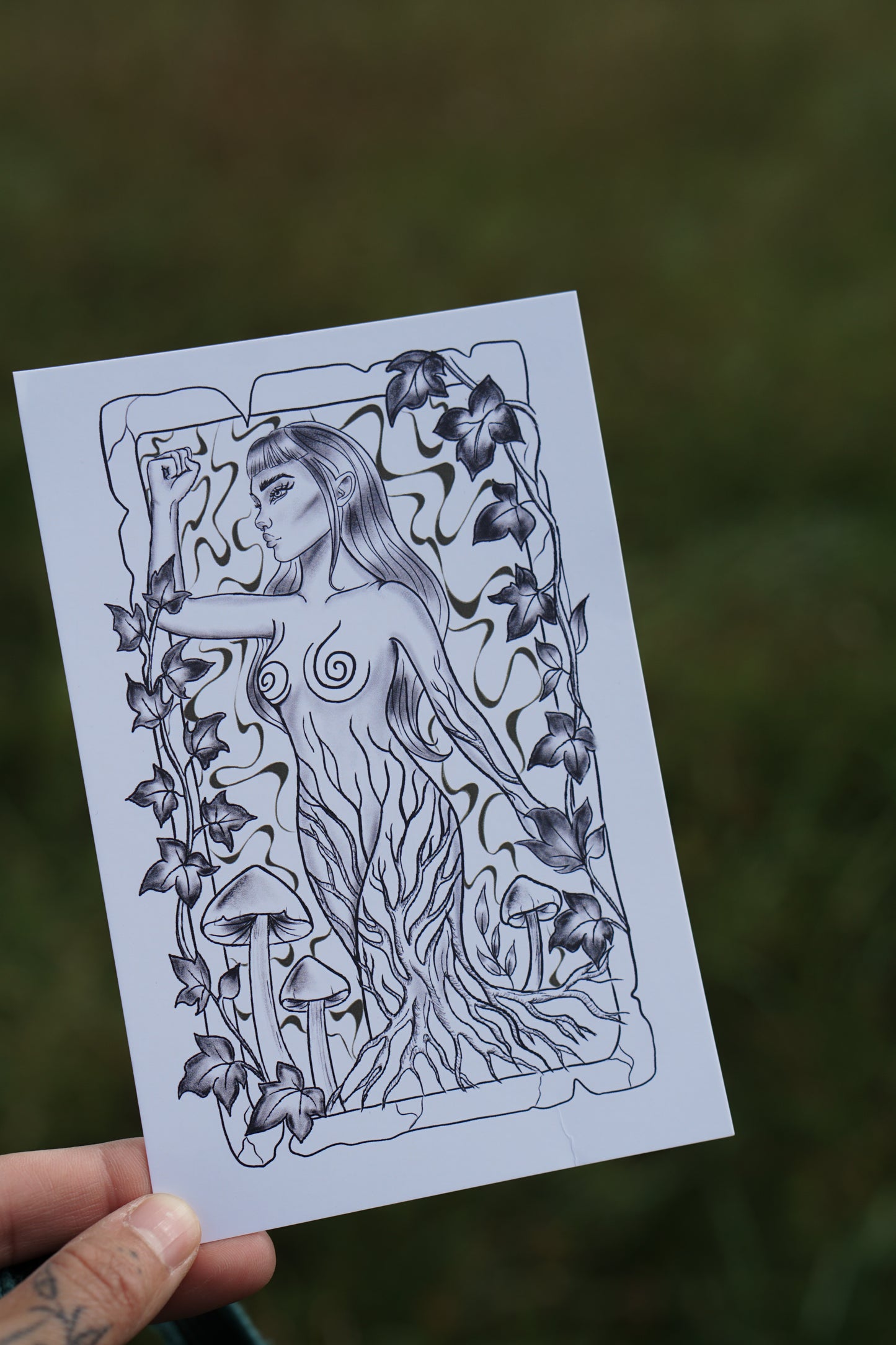 „Nature Feminism“ Postcard