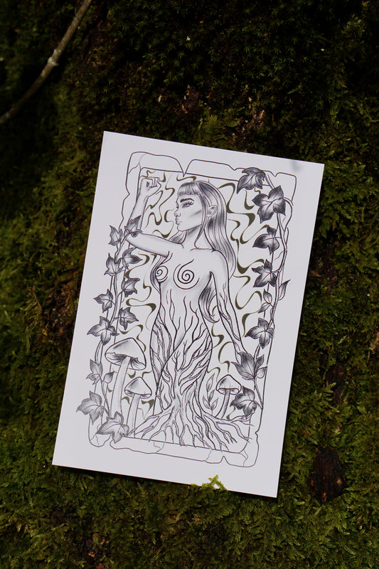 „Nature Feminism“ Postcard