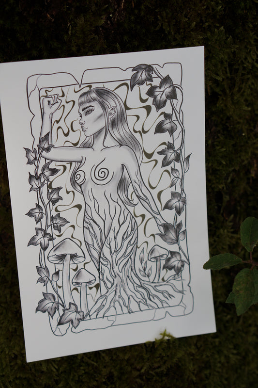 „Nature Feminism“ Postcard